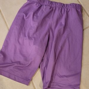Kids Stretch Athletic Shorts - Purple